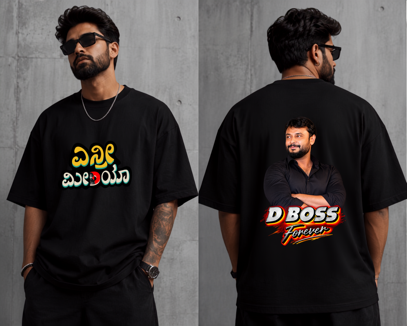 Enri media X Darshan forever Oversized T shirt