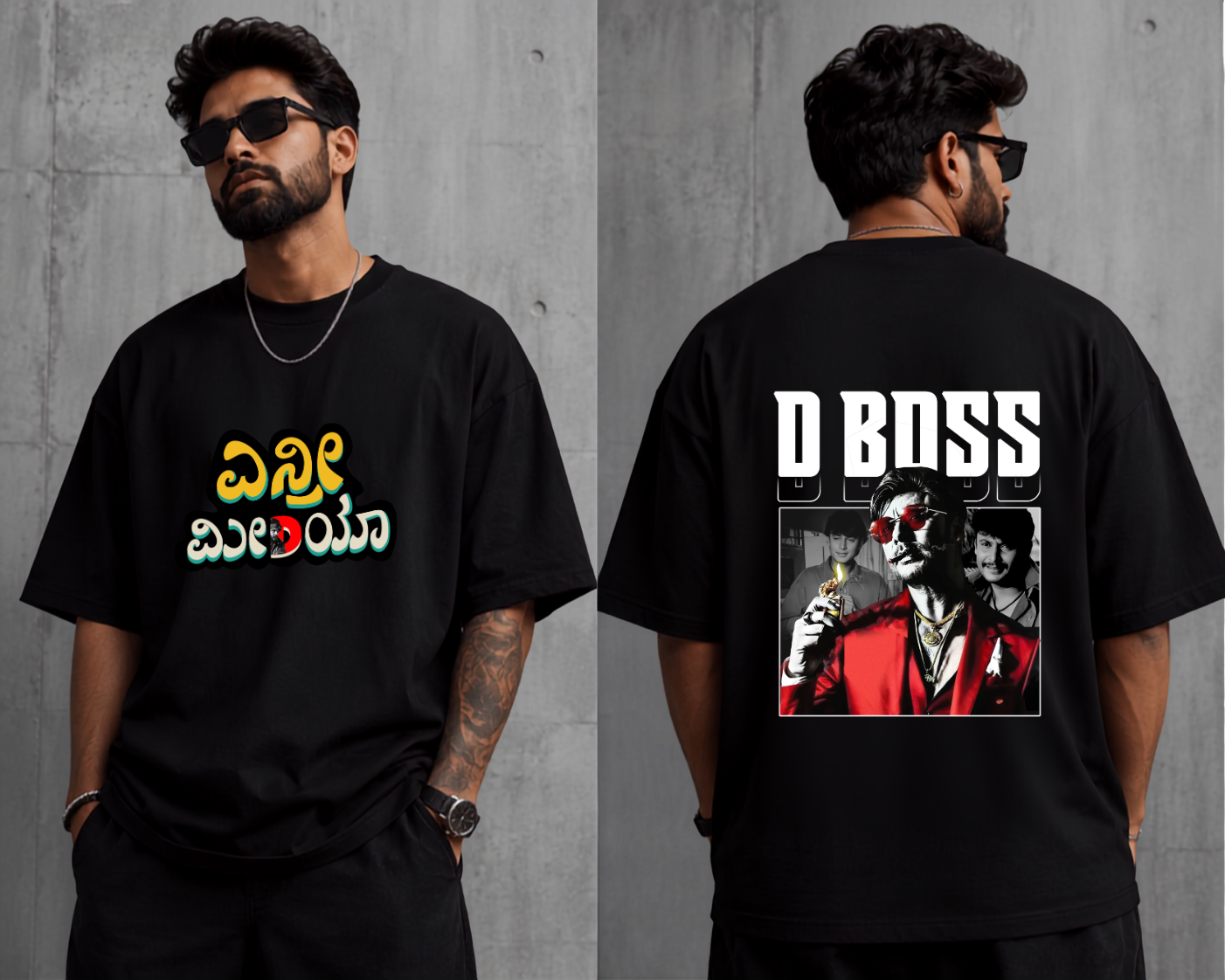 Enri media DBOSS Oversized T shirt