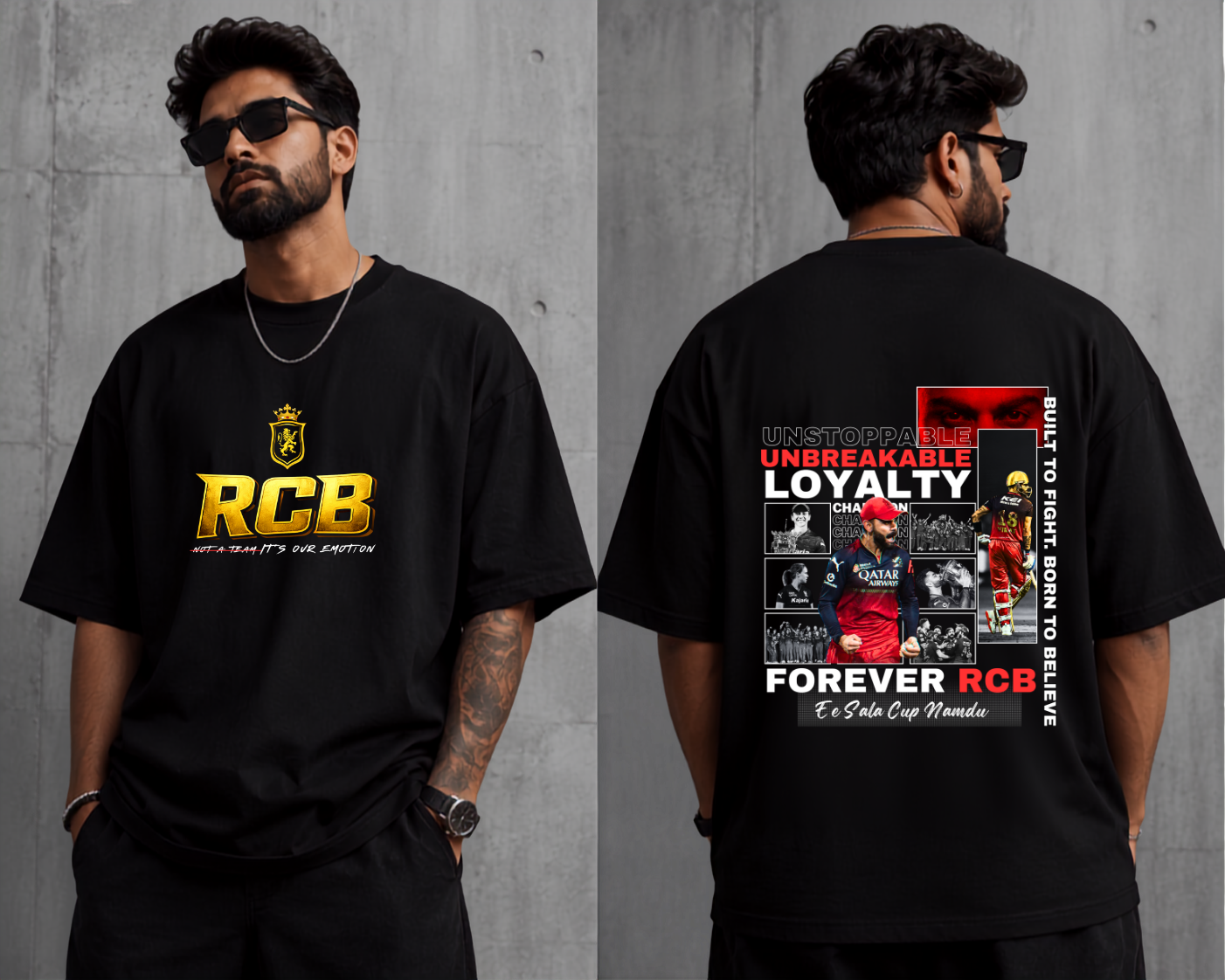 Namma RCB Oversized T shirt
