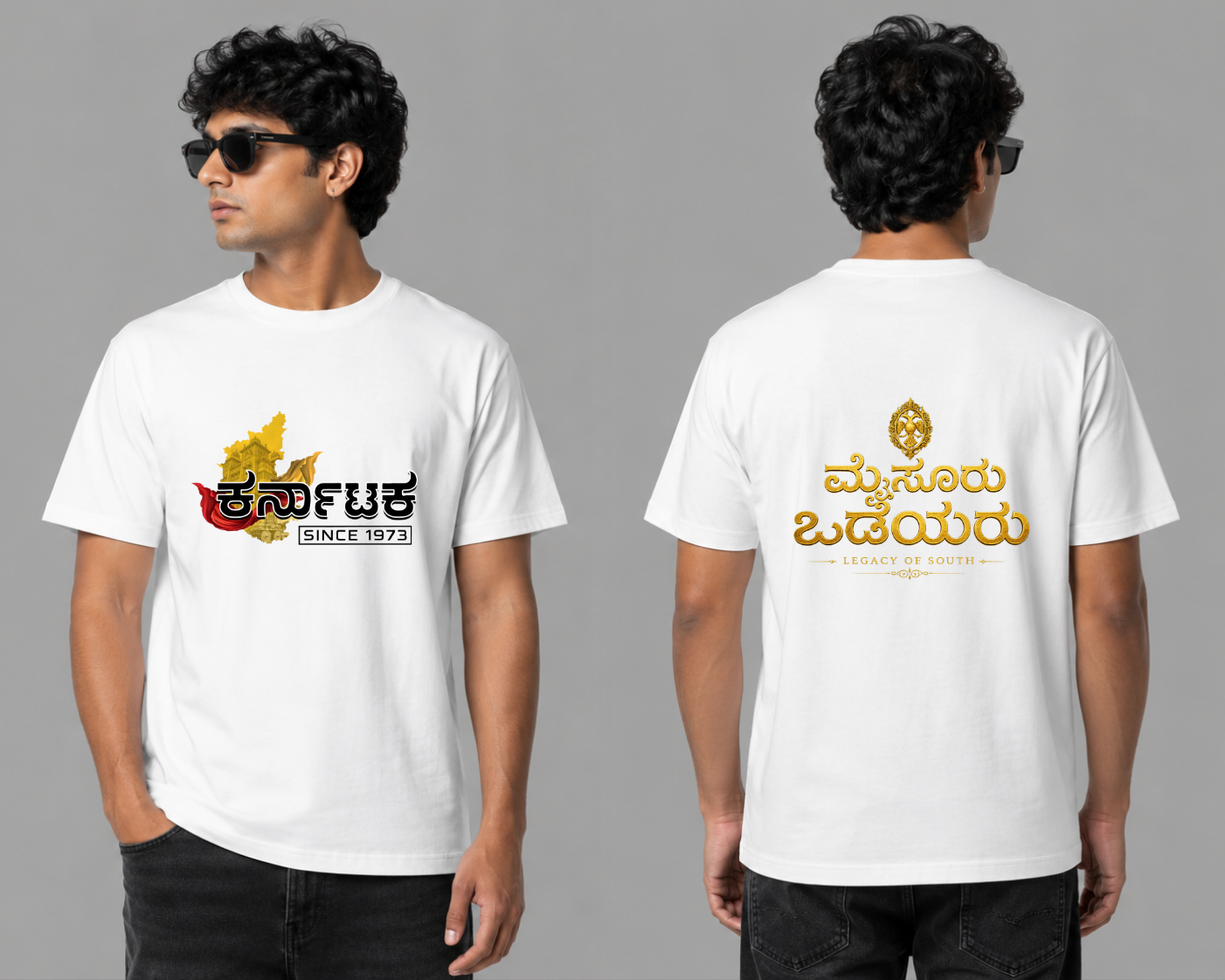 Karnataka X Mysuru odeyaru Regular T shirt