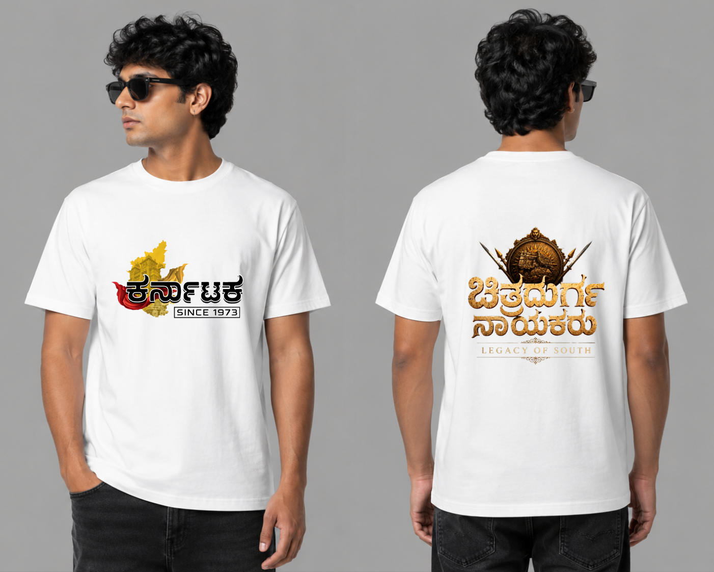 Karnataka X Chitradurga nayakaru Regular T shirt