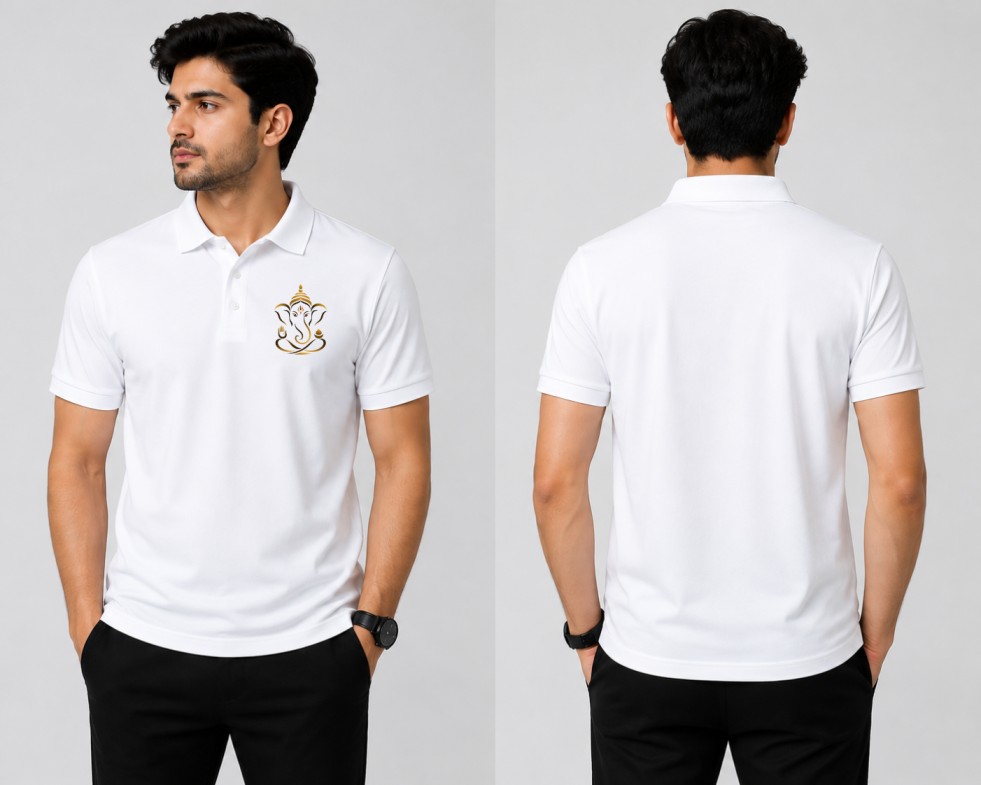 Lord Ganesha Polo T shirt