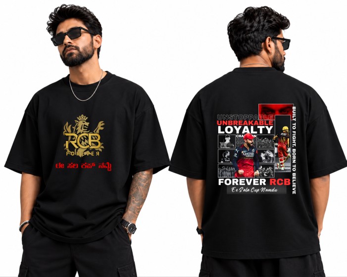 RCB X ESCN Oversized T shirt